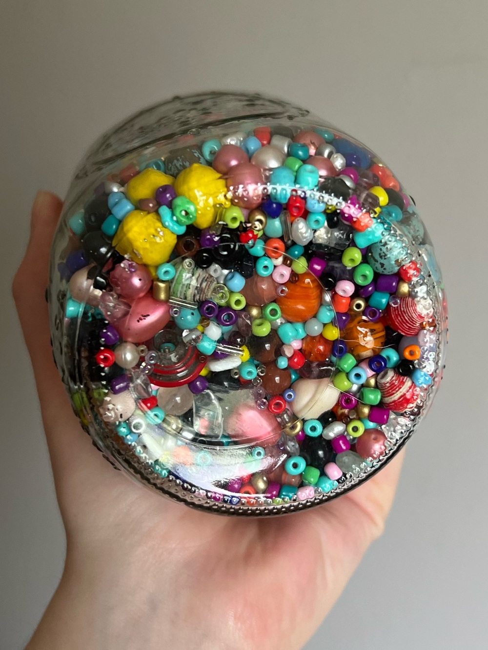 Glass Bead Jar Assorted - Picture 5 of 5